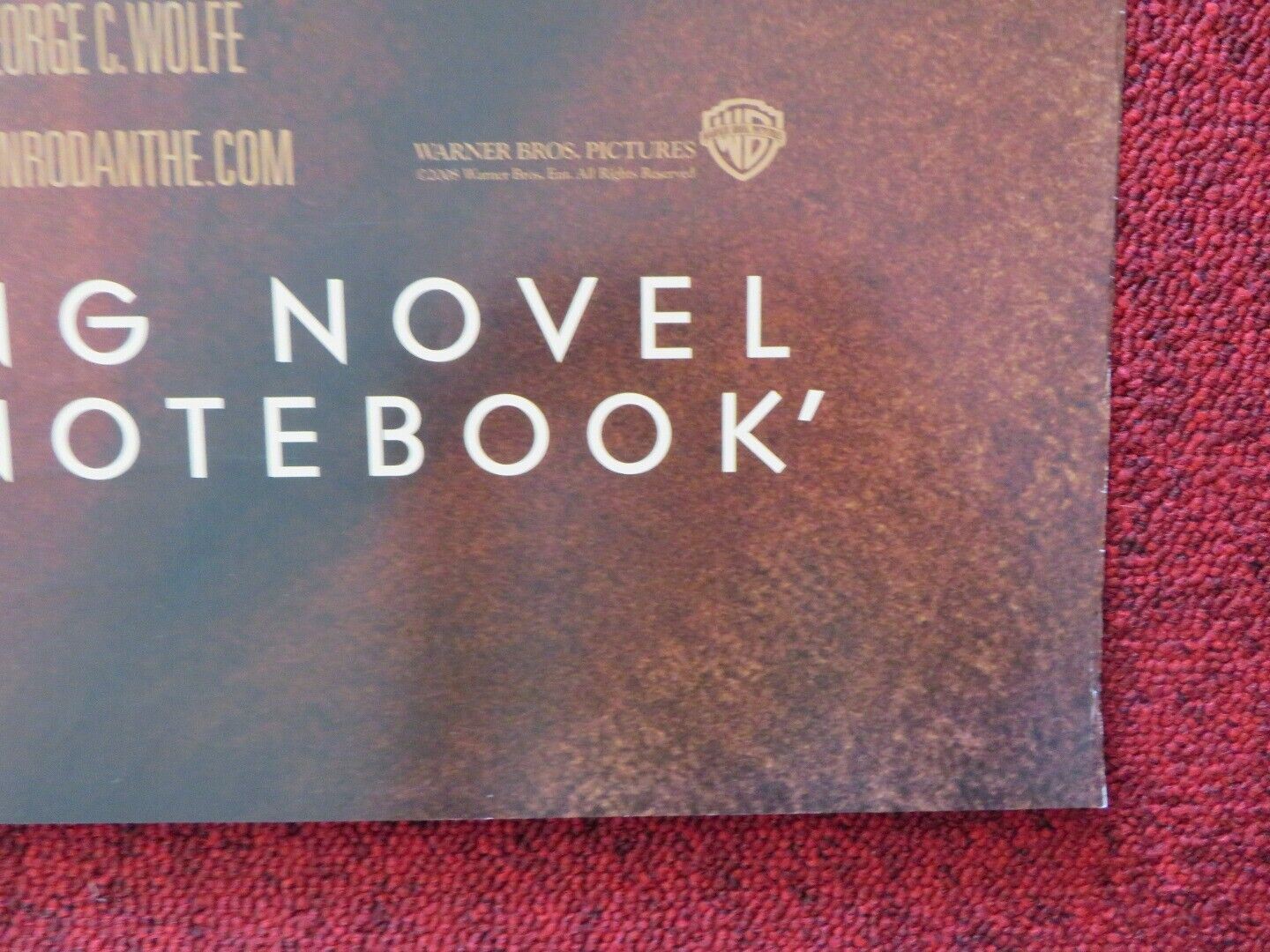 NIGHTS IN RODANTHE US ONE SHEET ROLLED POSTER RICHARD GERE DIANE LANE 2008 Movie posters