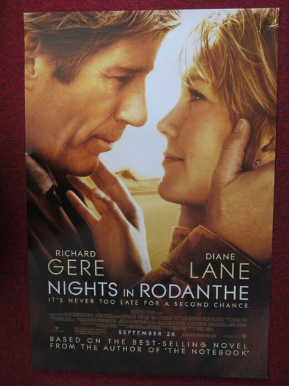 NIGHTS IN RODANTHE US ONE SHEET ROLLED POSTER RICHARD GERE DIANE LANE 2008 Movie posters