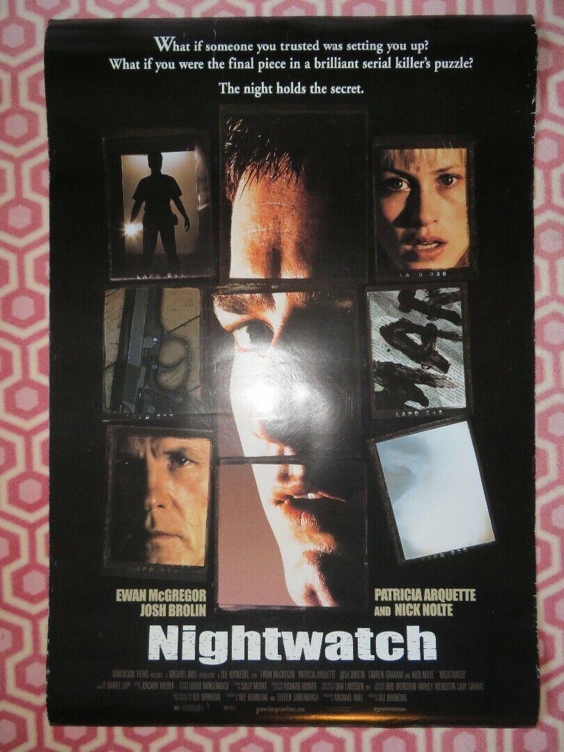 NIGHTWATCH US ONE SHEET ROLLED POSTER EWAN MCGREGOR JOSH BROLIN 1997 Movie posters