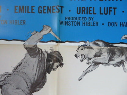 NIKKI, WILD DOG OF THE NORTH 1961/ R72 US ONE SHEET POSTER DISNEY Movie posters