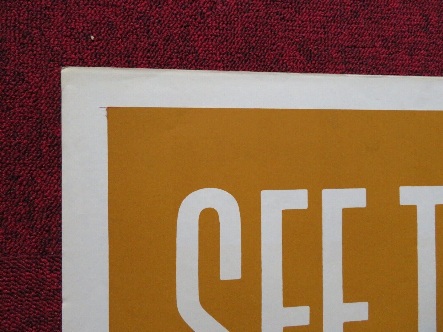 NINE HOURS TO RAMA FOLDED US ONE SHEET POSTER HORST BUCHHOLZ JOSE FERRER 1963 Movie posters