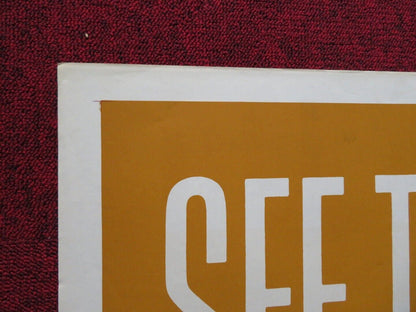 NINE HOURS TO RAMA FOLDED US ONE SHEET POSTER HORST BUCHHOLZ JOSE FERRER 1963 Movie posters