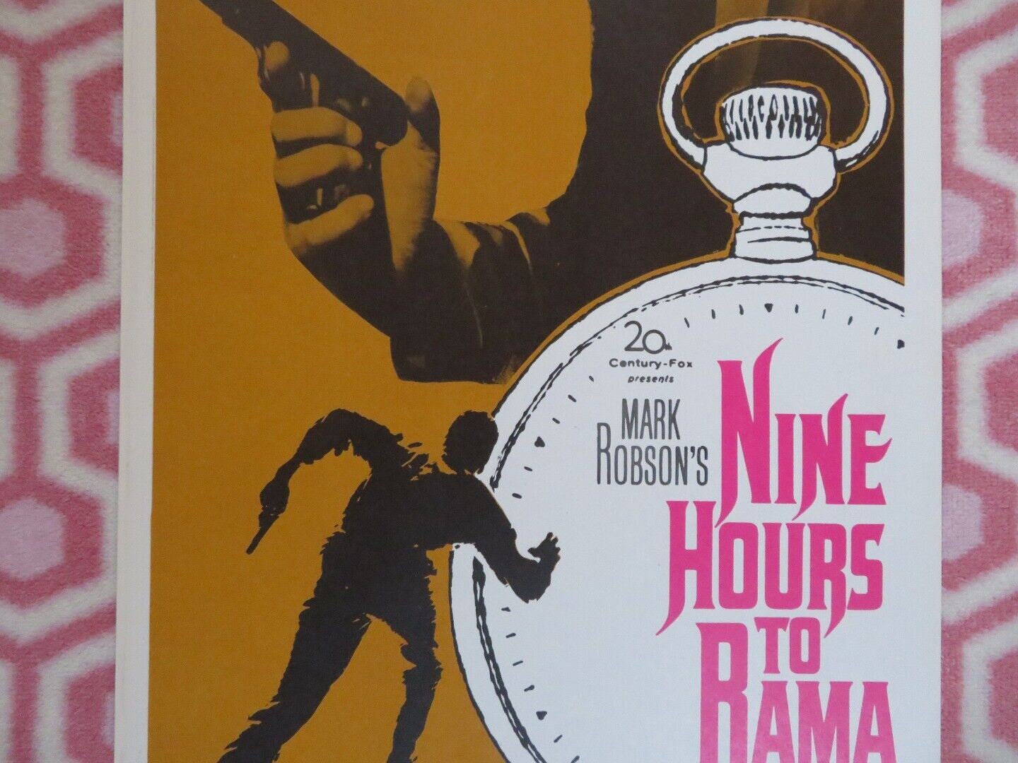 NINE HOURS TO RAMA US INSERT (14"x 36") POSTER ROBERT MORLEY 1963 Movie posters