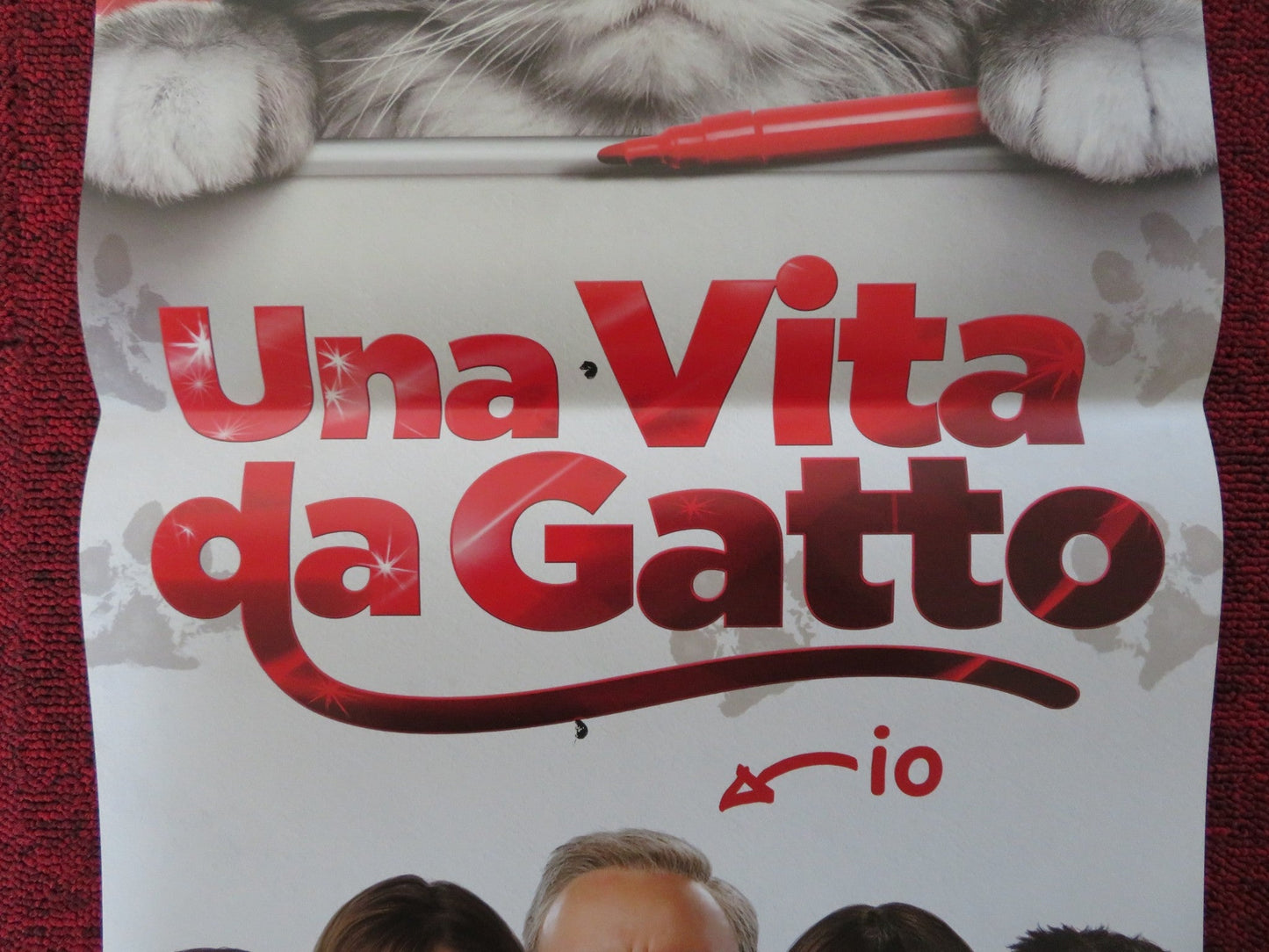 NINE LIVES ITALIAN LOCANDINA POSTER JENNIFER GARNER ROBBIE AMELL 2016 Rendezvous Cinema Movie posters