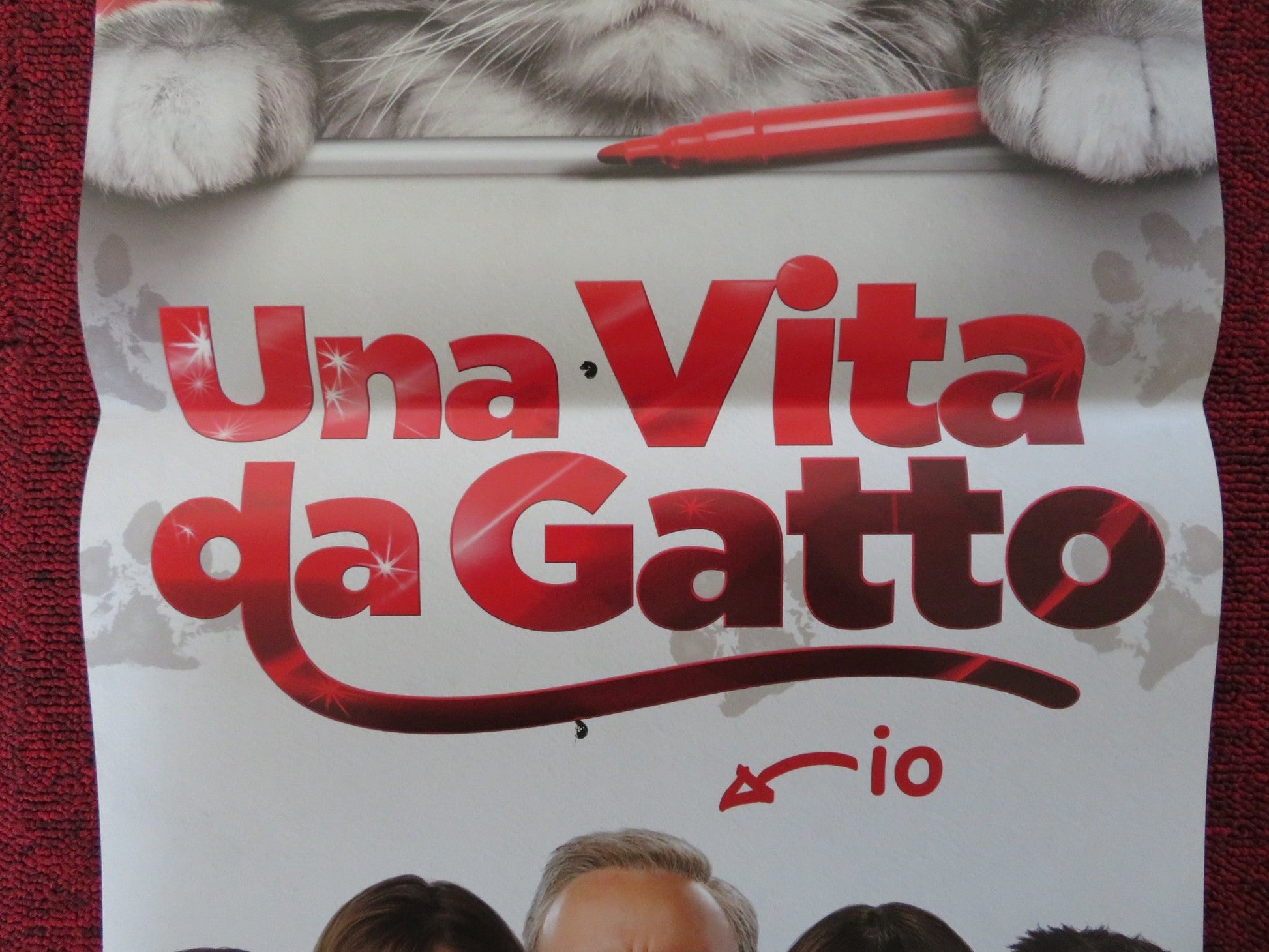 NINE LIVES ITALIAN LOCANDINA POSTER JENNIFER GARNER ROBBIE AMELL 2016 Rendezvous Cinema Movie posters