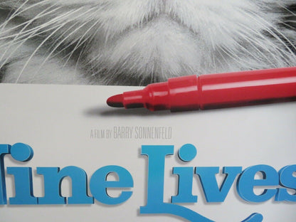 NINE LIVES US ONE SHEET ROLLED POSTER JENNIFER GARNER KEVIN SPACEY 2016 Movie posters