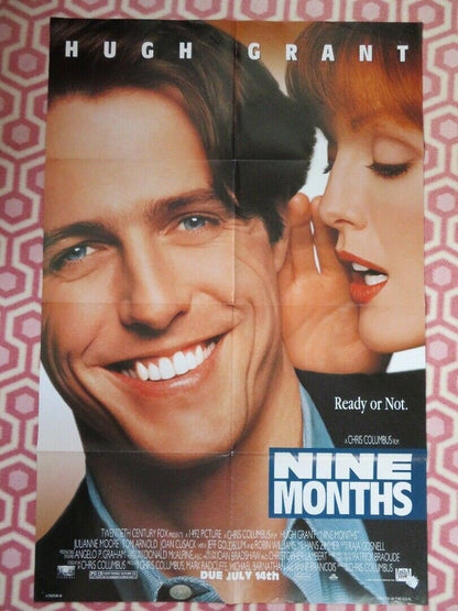 NINE MONTHS - VERSON B ONE SHEET POSTER FOLDED HUGE GRANT CHRIS COLUMBUS 1995 Movie posters