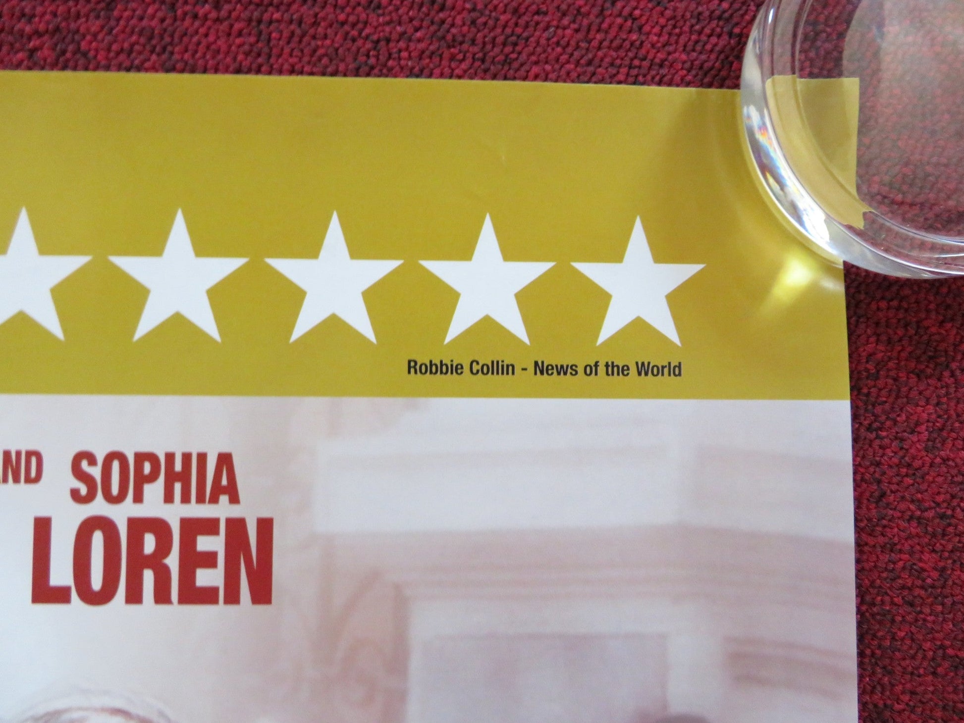 NINE UK QUAD (30"x 40") ROLLED POSTER DANIEL DAY - LEWIS NICOLE KIDMAN 2009 Rendezvous Cinema Movie posters