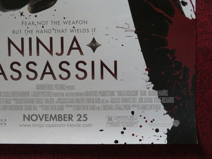NINJA ASSASSIN US ONE SHEET ROLLED POSTER RAIN 2009 Movie posters