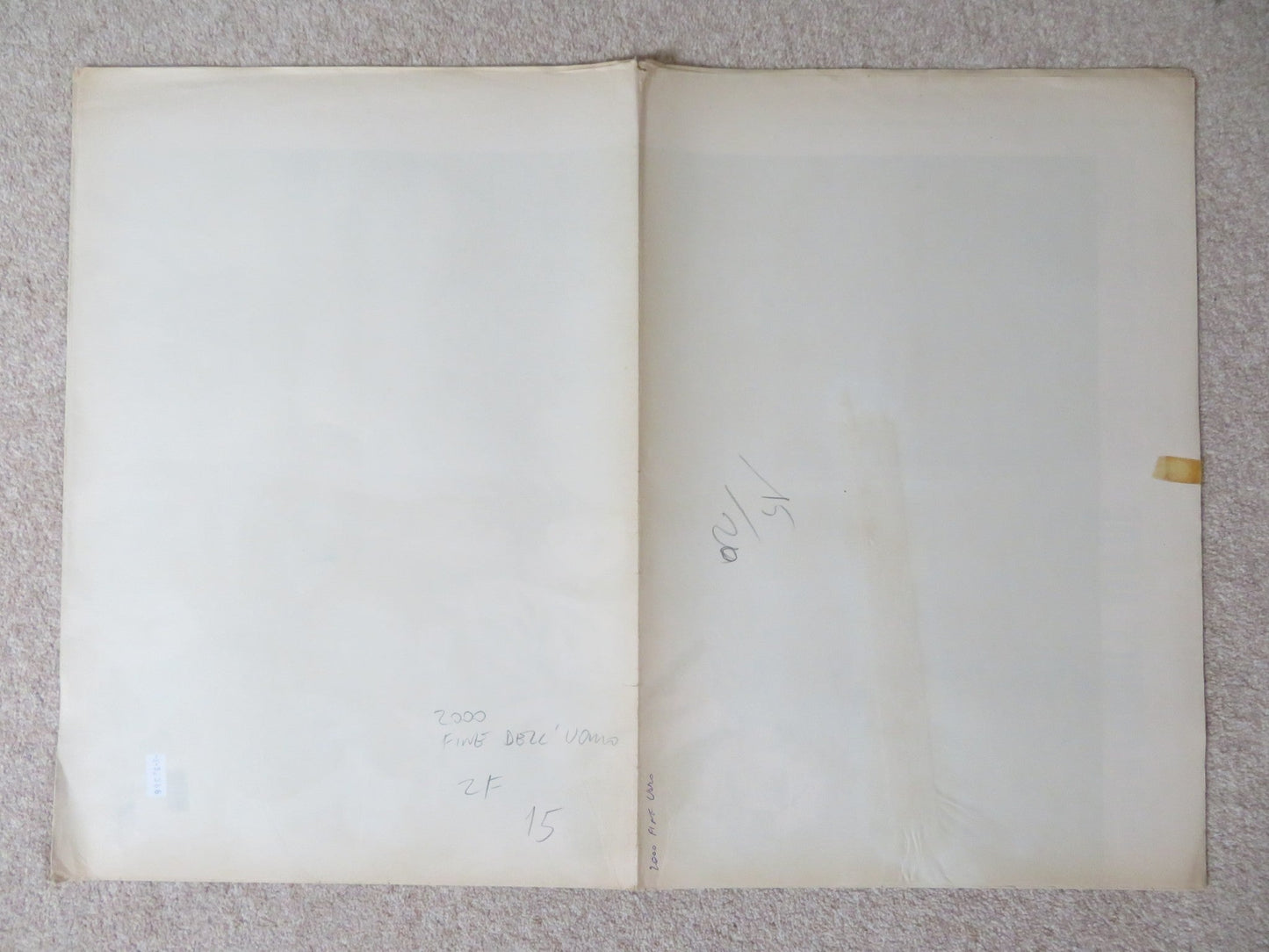 NO BLADE OF GRASS ITALIAN 2 FOGLIO POSTER NIGEL DAVENPORT JEAN WALLACE 1970 Rendezvous Cinema Movie posters