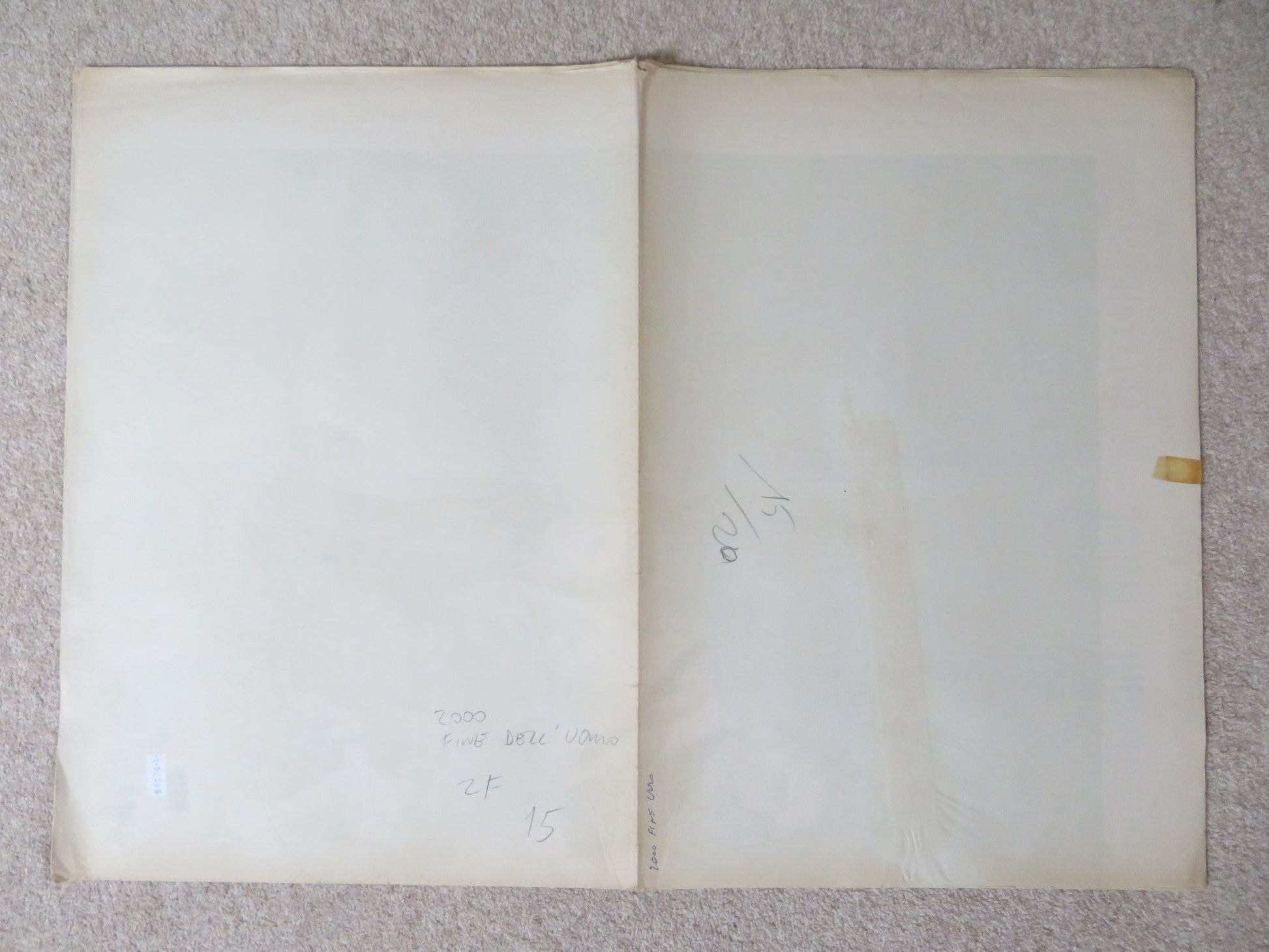 NO BLADE OF GRASS ITALIAN 2 FOGLIO POSTER NIGEL DAVENPORT JEAN WALLACE 1970 Rendezvous Cinema Movie posters