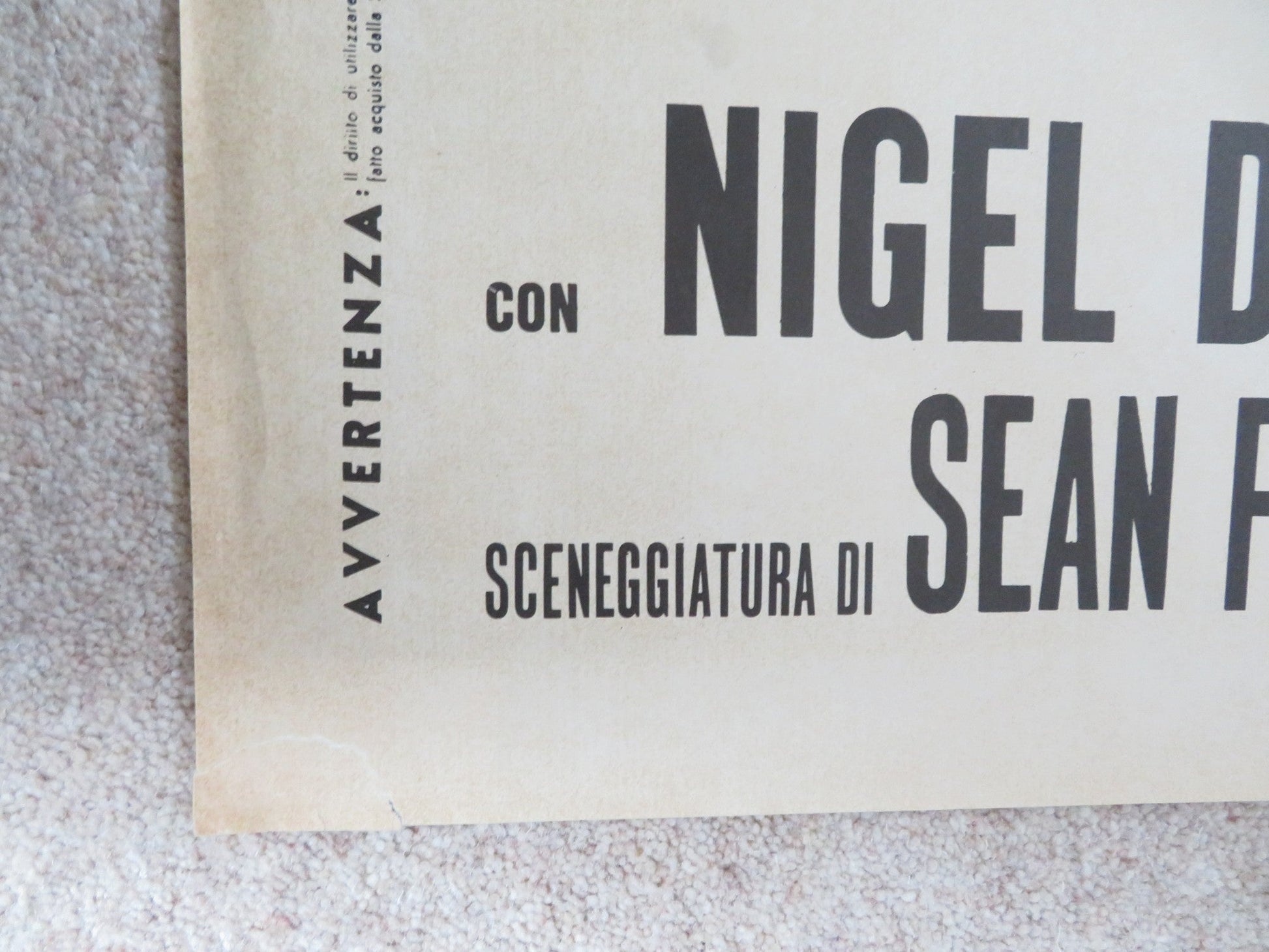 NO BLADE OF GRASS ITALIAN 2 FOGLIO POSTER NIGEL DAVENPORT JEAN WALLACE 1970 Rendezvous Cinema Movie posters