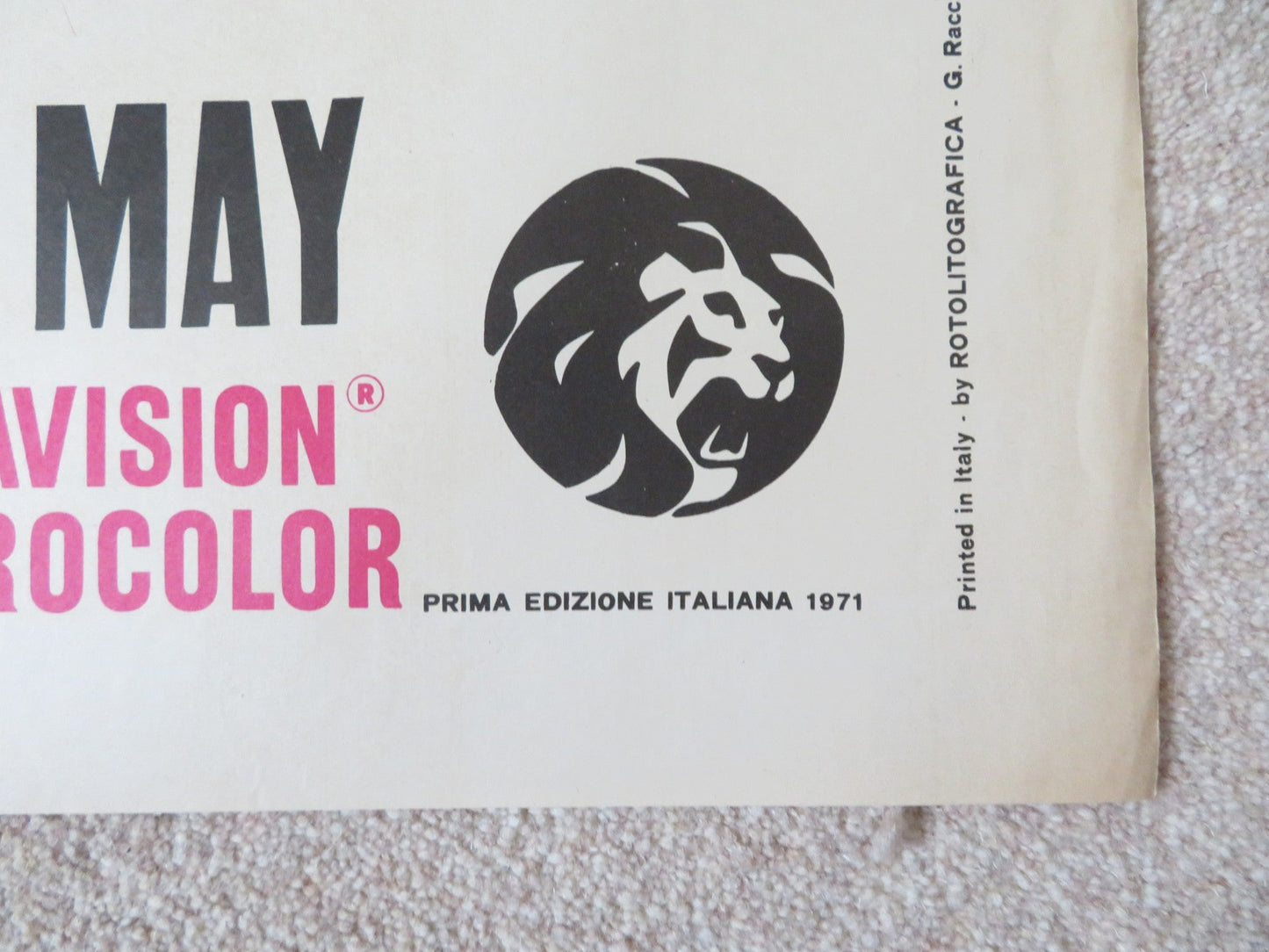 NO BLADE OF GRASS ITALIAN 2 FOGLIO POSTER NIGEL DAVENPORT JEAN WALLACE 1970 Rendezvous Cinema Movie posters