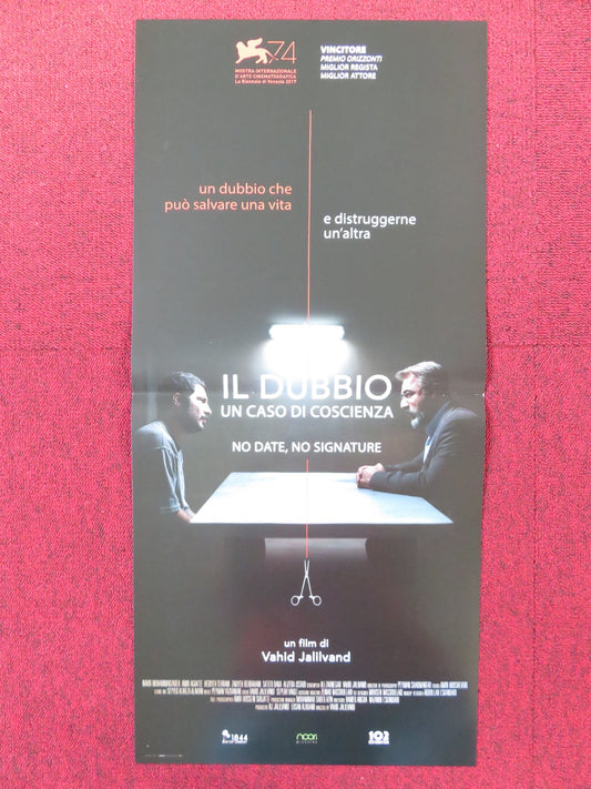 NO DATE, NO SIGNATURE ITALIAN LOCANDINA POSTER NAVID MOHAMMADZADEH 2017 Rendezvous Cinema Movie posters
