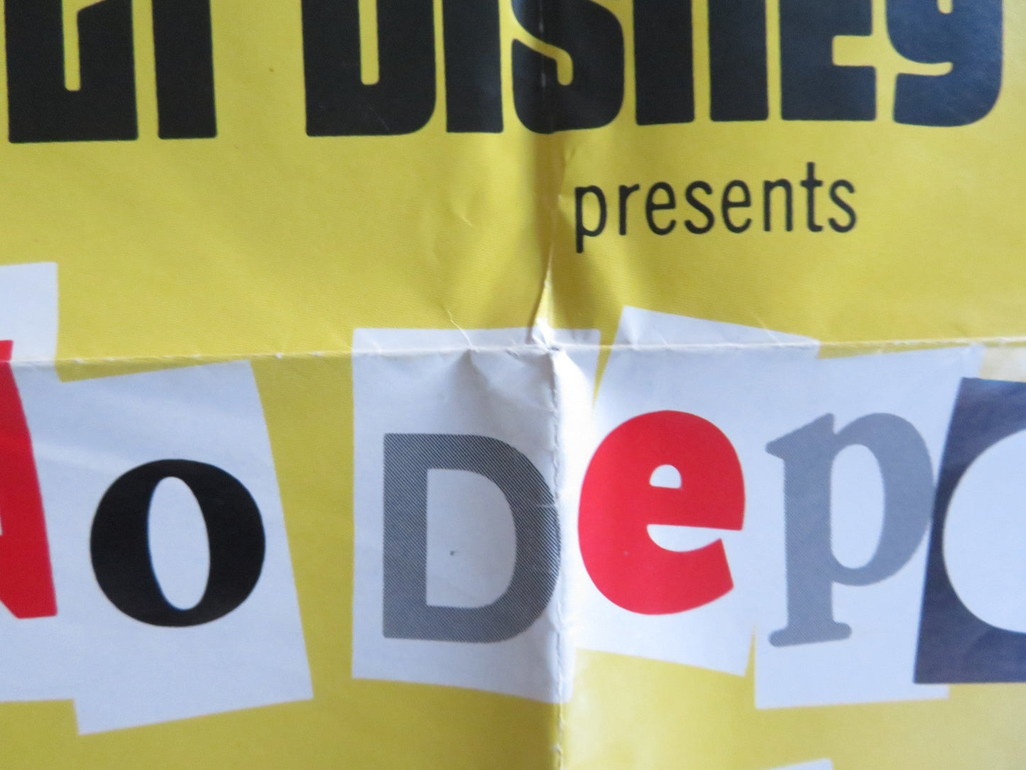 NO DEPOSIT, NO RETURN FOLDED US ONE SHEET POSTER DISNEY DAVID NIVEN 1975 Rendezvous Cinema Movie posters