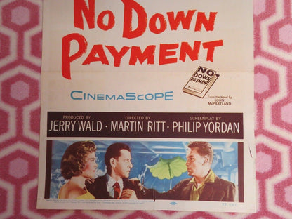 NO DOWN PAYMENT US INSERT (14"x 36") POSTER JOANNE WOODWARD SHEREE NORTH 1957 Movie posters