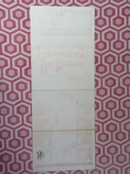 NO DOWN PAYMENT US INSERT (14"x 36") POSTER JOANNE WOODWARD SHEREE NORTH 1957 Movie posters