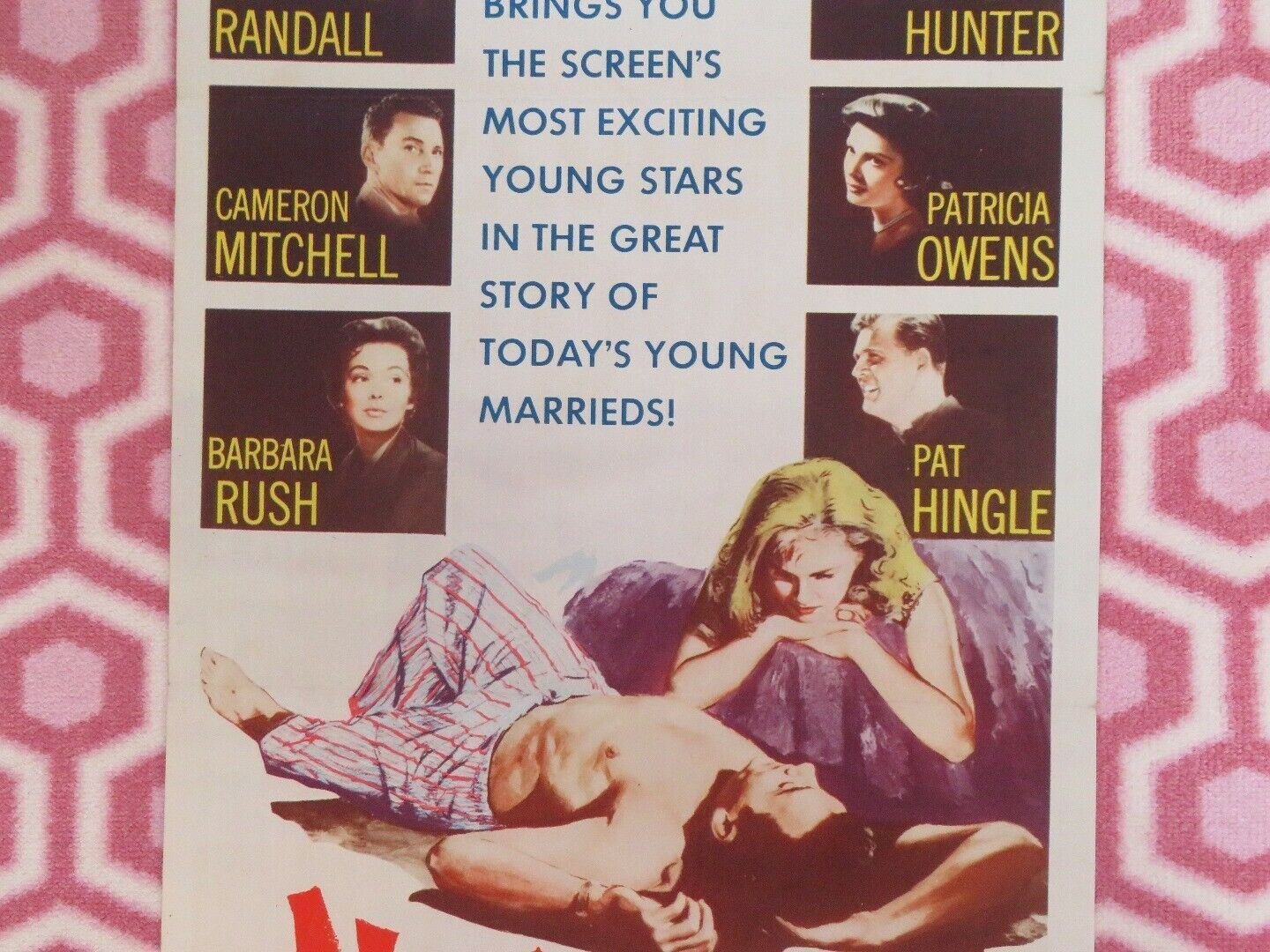 NO DOWN PAYMENT US INSERT (14"x 36") POSTER JOANNE WOODWARD SHEREE NORTH 1957 Movie posters
