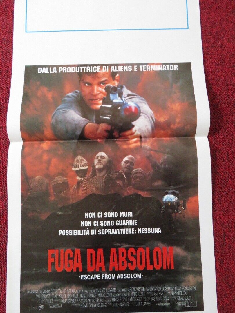 NO ESCAPE ITALIAN LOCANDINA (27.5"x13") POSTER RAY LIOTTA LANCE HENRIKSEN 1994 Movie posters