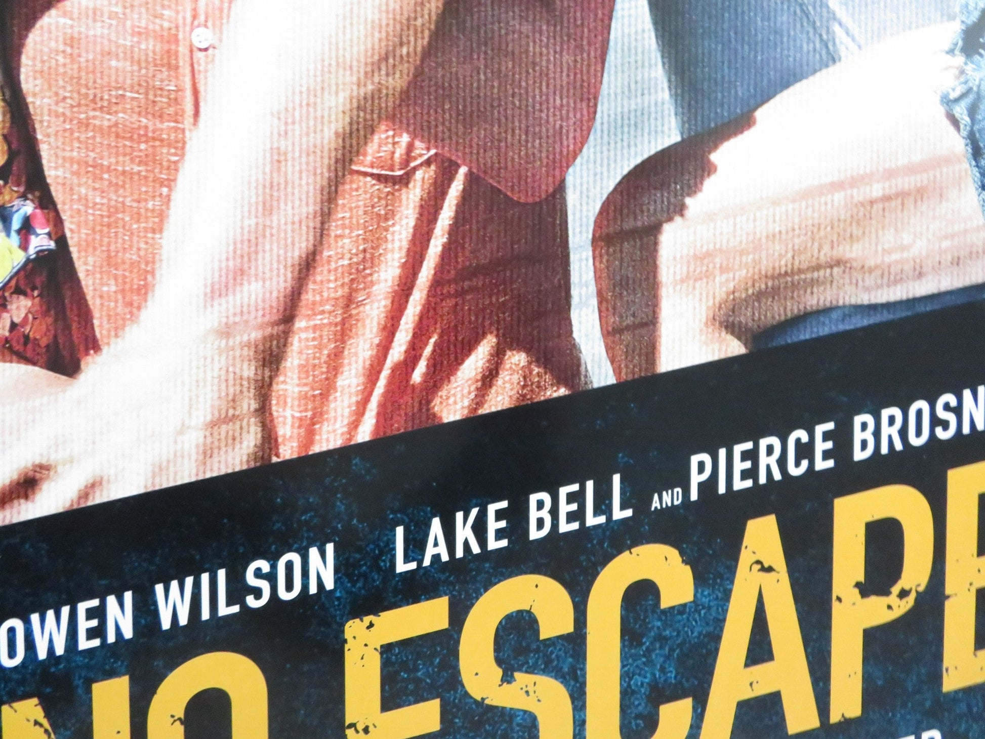 NO ESCAPE US ONE SHEET ROLLED POSTER OWEN WILSON LAKE BELL 2015 Rendezvous Cinema Movie posters