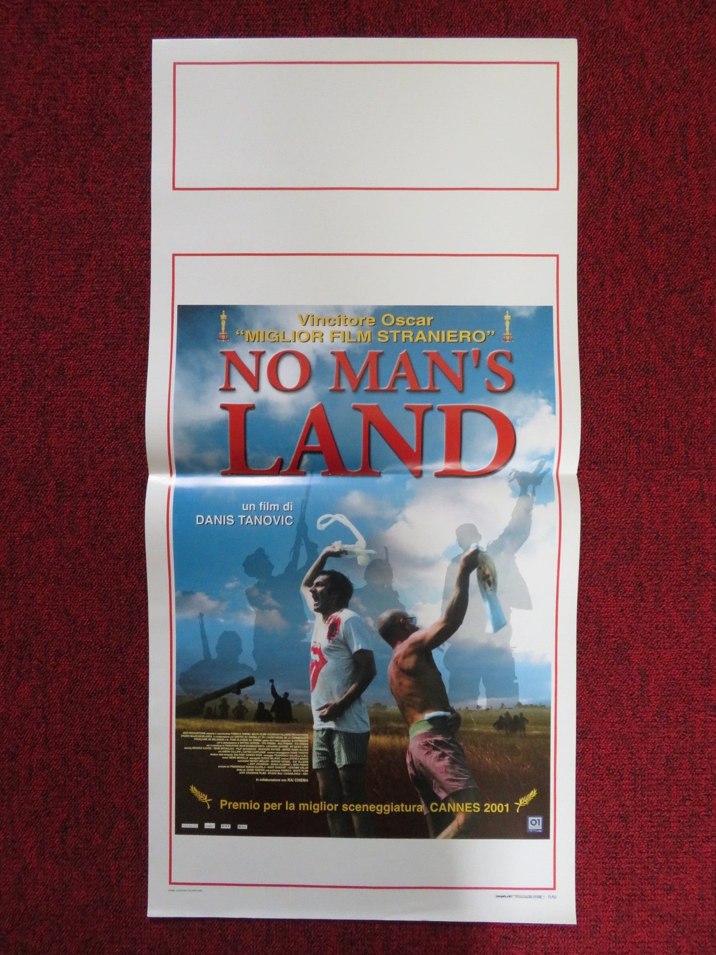 NO MANS LAND ITALIAN LOCANDINA POSTER BRANKO DJURIC RENE BITORAJAC 2001 Rendezvous Cinema Movie posters