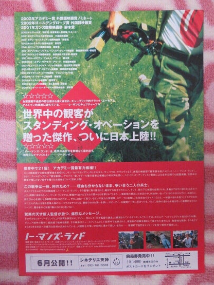 NO MAN'S LAND JAPANESE CHIRASHI (B5) POSTER MICHAH LYONS 2019 Movie posters