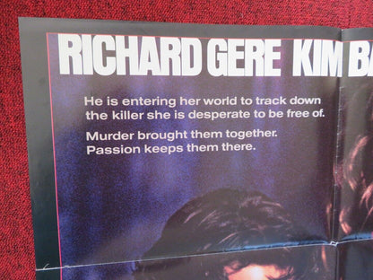 NO MERCY FOLDED US ONE SHEET POSTER RICHARD GERE KIM BASINGER 1986 Movie posters