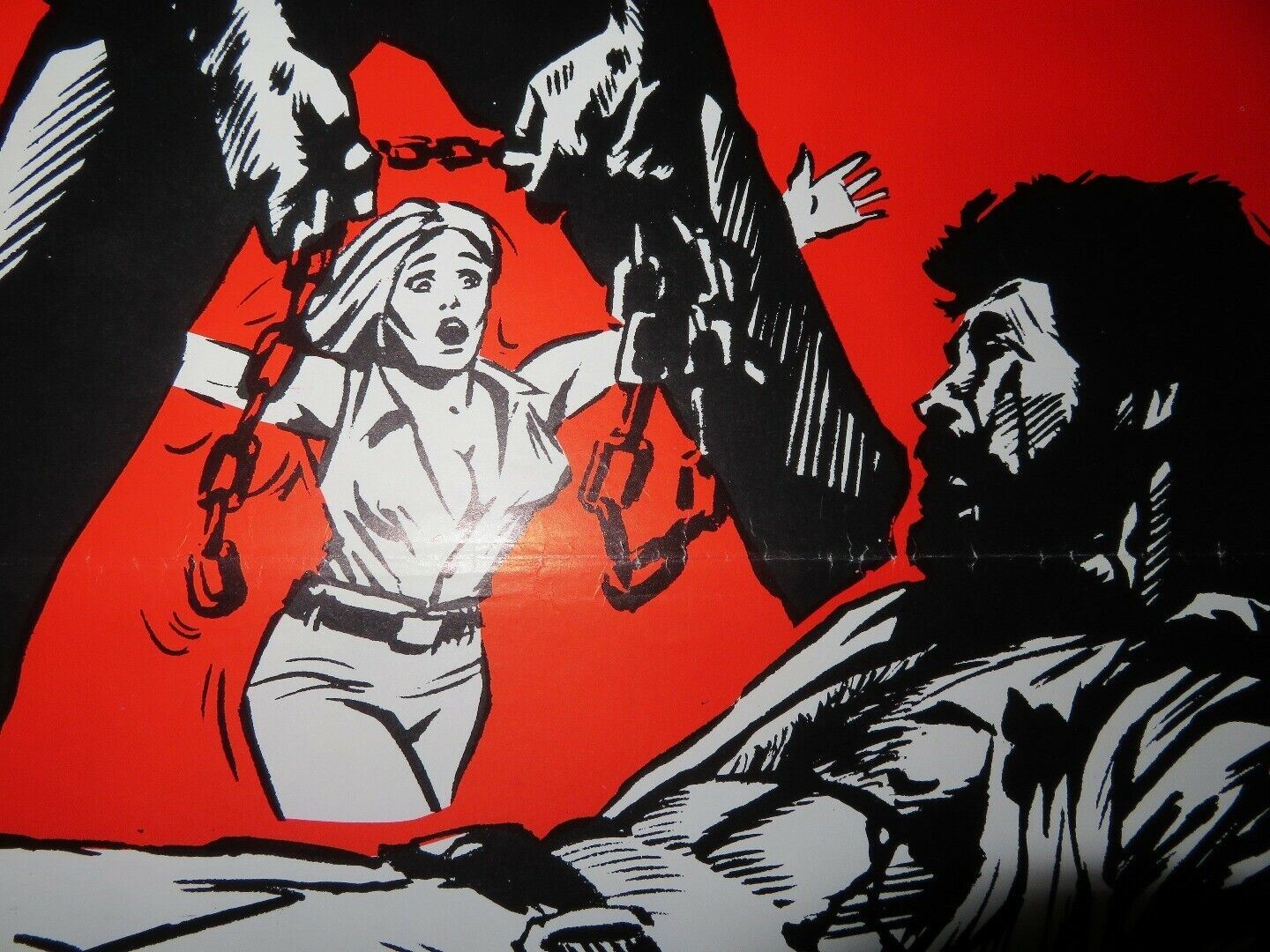 NO MERCY MAN/ L'HOMME SANS MERCI BELGIUM (21"x 14") POSTER STEVE SANDOR 1973 Movie posters