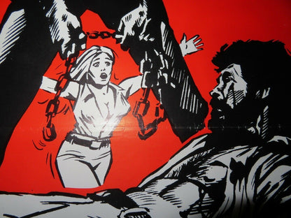 NO MERCY MAN/ L'HOMME SANS MERCI BELGIUM (21"x 14") POSTER STEVE SANDOR 1973 Movie posters