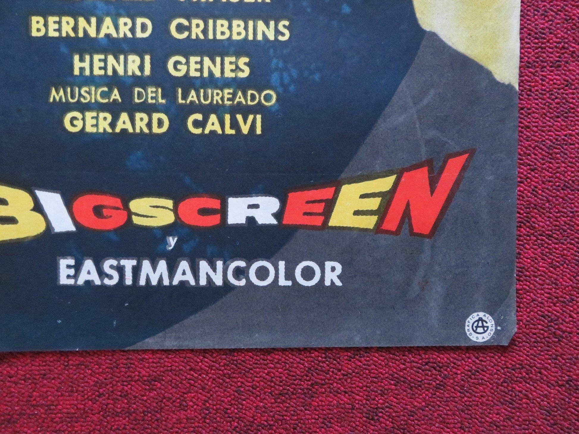 NO MORDER RUBRIAS EL SABADO SPANISH POSTER PIERRE TORNADE PIERRE DORIS 1964 Rendezvous Cinema Movie posters