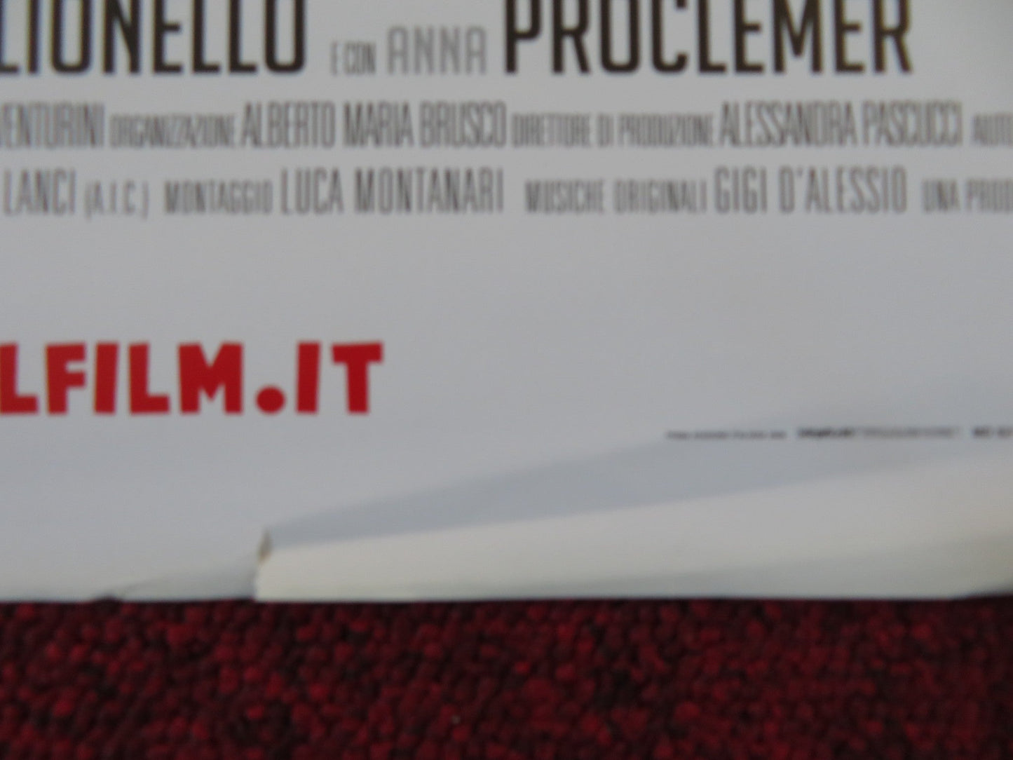 NO PROBLEM ITALIAN LOCANDINA POSTER VINCENZO SALEMME SERGIO RUBINI 2008 Rendezvous Cinema Movie posters