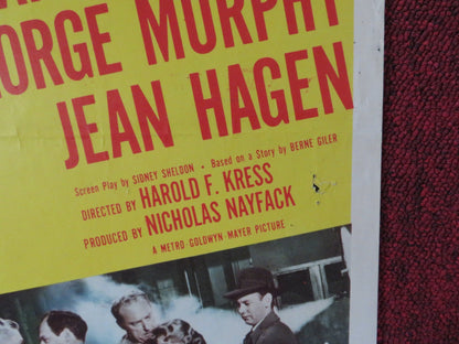 NO QUESTIONS ASKED US INSERT (14"x 36") POSTER BARRY SULLIVAN ARLENE DAHL 1951 Rendezvous Cinema Movie posters
