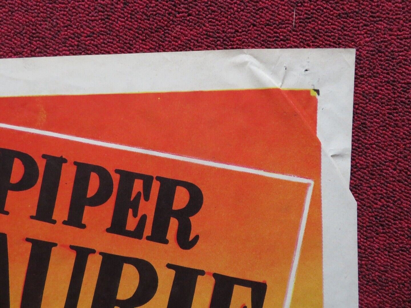 NO ROOM FOR THE GROOM FOLDED US ONE SHEET POSTER TONY CURTIS PIPER LAURIE 1952 - Rendezvous Cinema