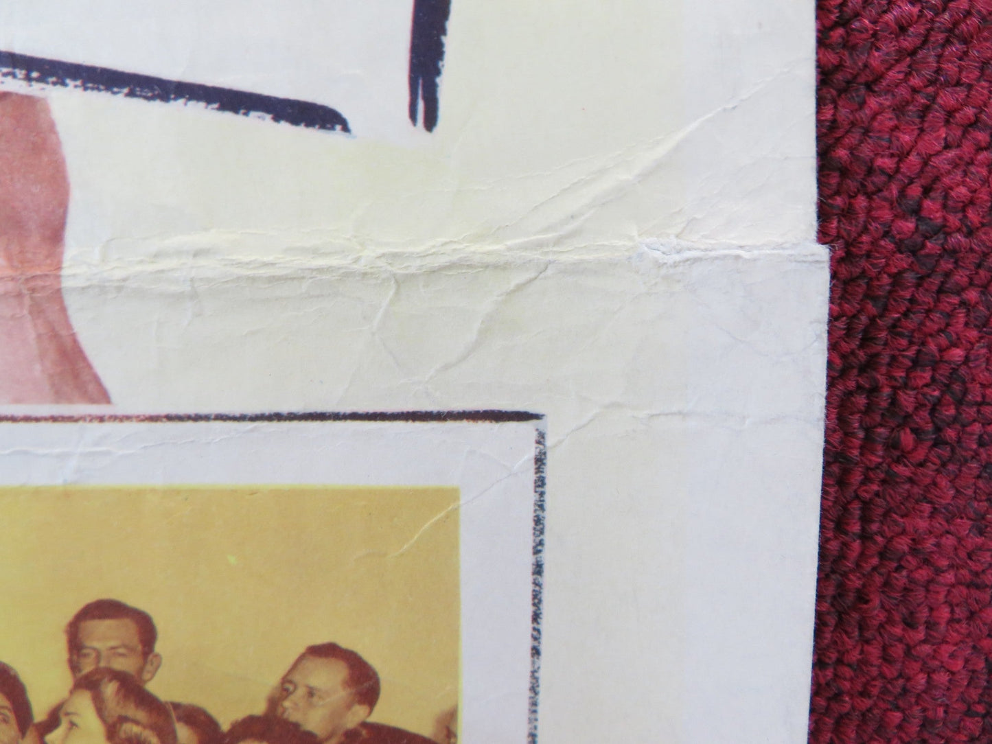 NO ROOM FOR THE GROOM US INSERT (14"x 36") POSTER TONY CURTIS PIPER LAURIE 1952 Rendezvous Cinema Movie posters