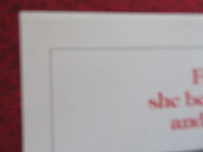 NO SMALL AFFAIR FOLDED US ONE SHEET POSTER JON CRYER DEMI MOORE 1984 Movie posters