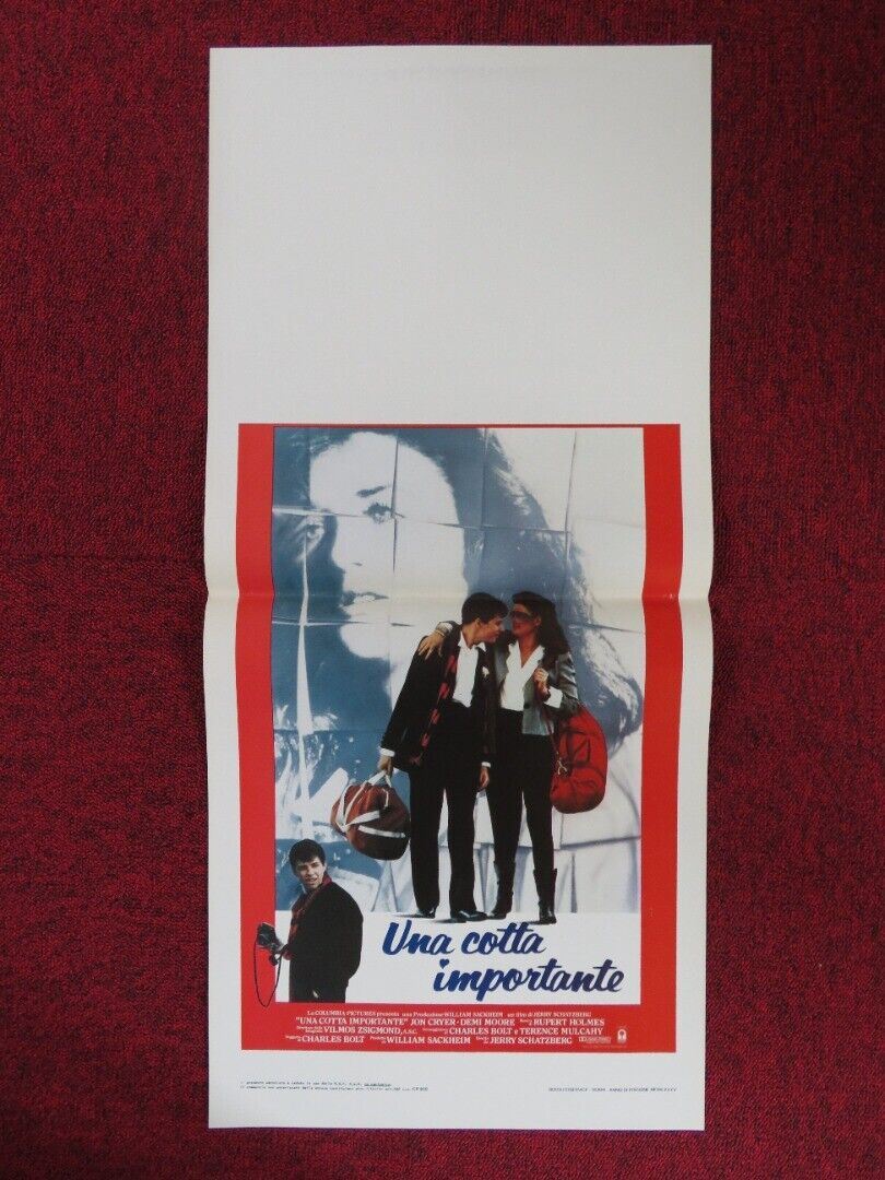 NO SMALL AFFAIR ITALIAN LOCANDINA (27.5"x12.5") POSTER DEMI MOORE 1984 Movie posters