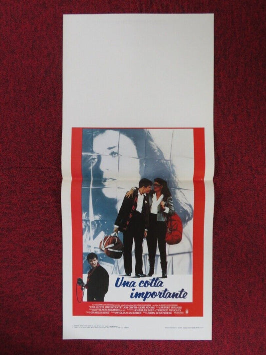 NO SMALL AFFAIR ITALIAN LOCANDINA (27.5"x12.5") POSTER DEMI MOORE 1984 Movie posters