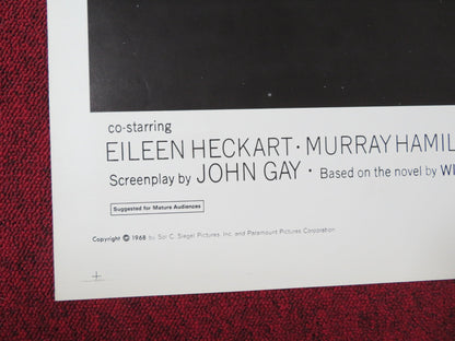 NO WAY TO TREAT A LADY FOLDED US ONE SHEET POSTER ROD STEIGER LEE REMICK 1968 Rendezvous Cinema Movie posters