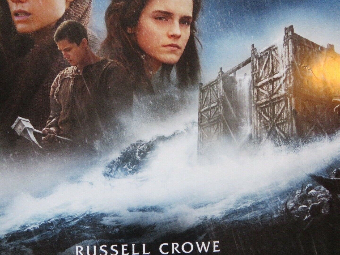NOAH QUAD (30"x 40") ROLLED POSTER RUSSELL CROWE EMMA WATSON ANTHONY HOPKINS Rendezvous Cinema Movie posters