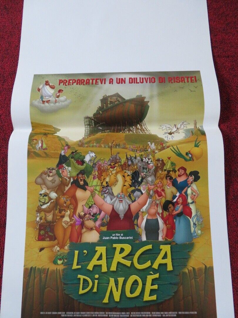 NOAH'S ARK ITALIAN LOCANDINA (27.5"x13") POSTER JUAN PABLO BUSCARINI 2007 Movie posters