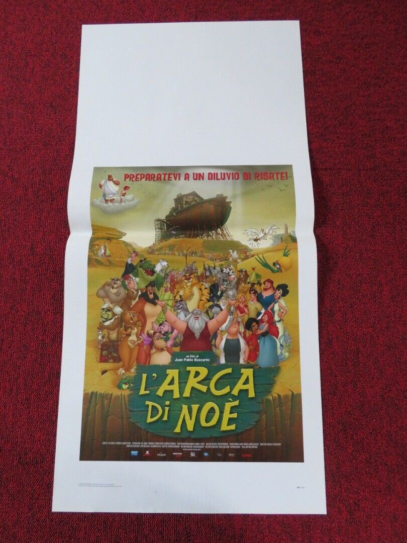 NOAH'S ARK ITALIAN LOCANDINA (27.5"x13") POSTER JUAN PABLO BUSCARINI 2007 Movie posters