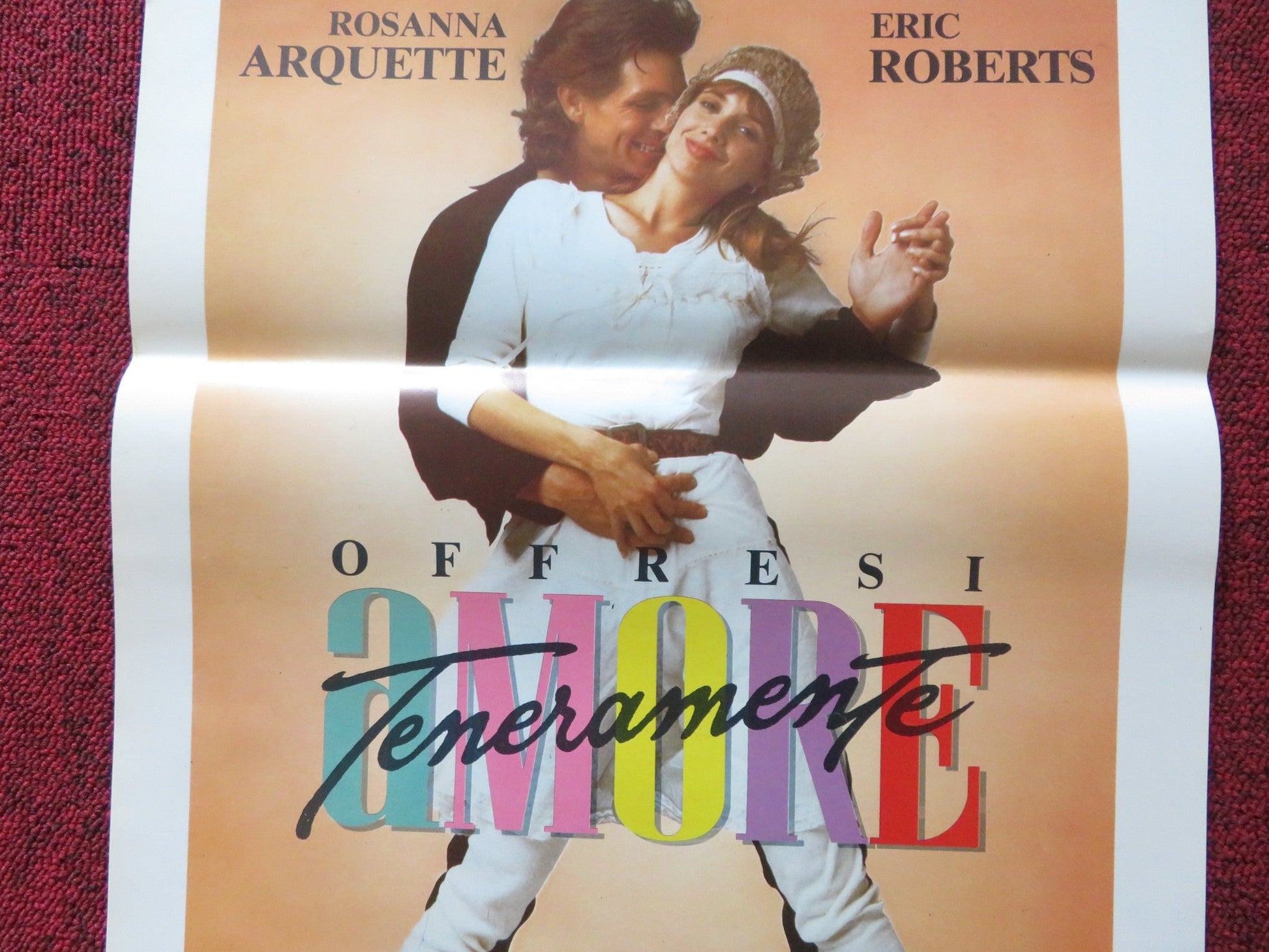 NOBODY'S FOOL ITALIAN LOCANDINA POSTER ROSANNA ARQUETTE ERIC ROBERTS 1986 Rendezvous Cinema Movie posters