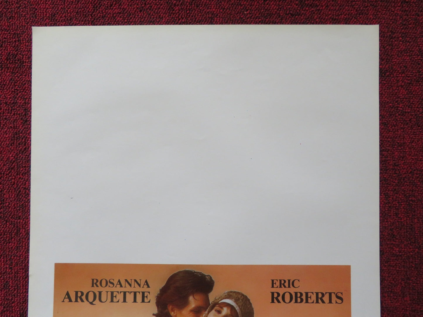 NOBODY'S FOOL ITALIAN LOCANDINA POSTER ROSANNA ARQUETTE ERIC ROBERTS 1986 Rendezvous Cinema Movie posters
