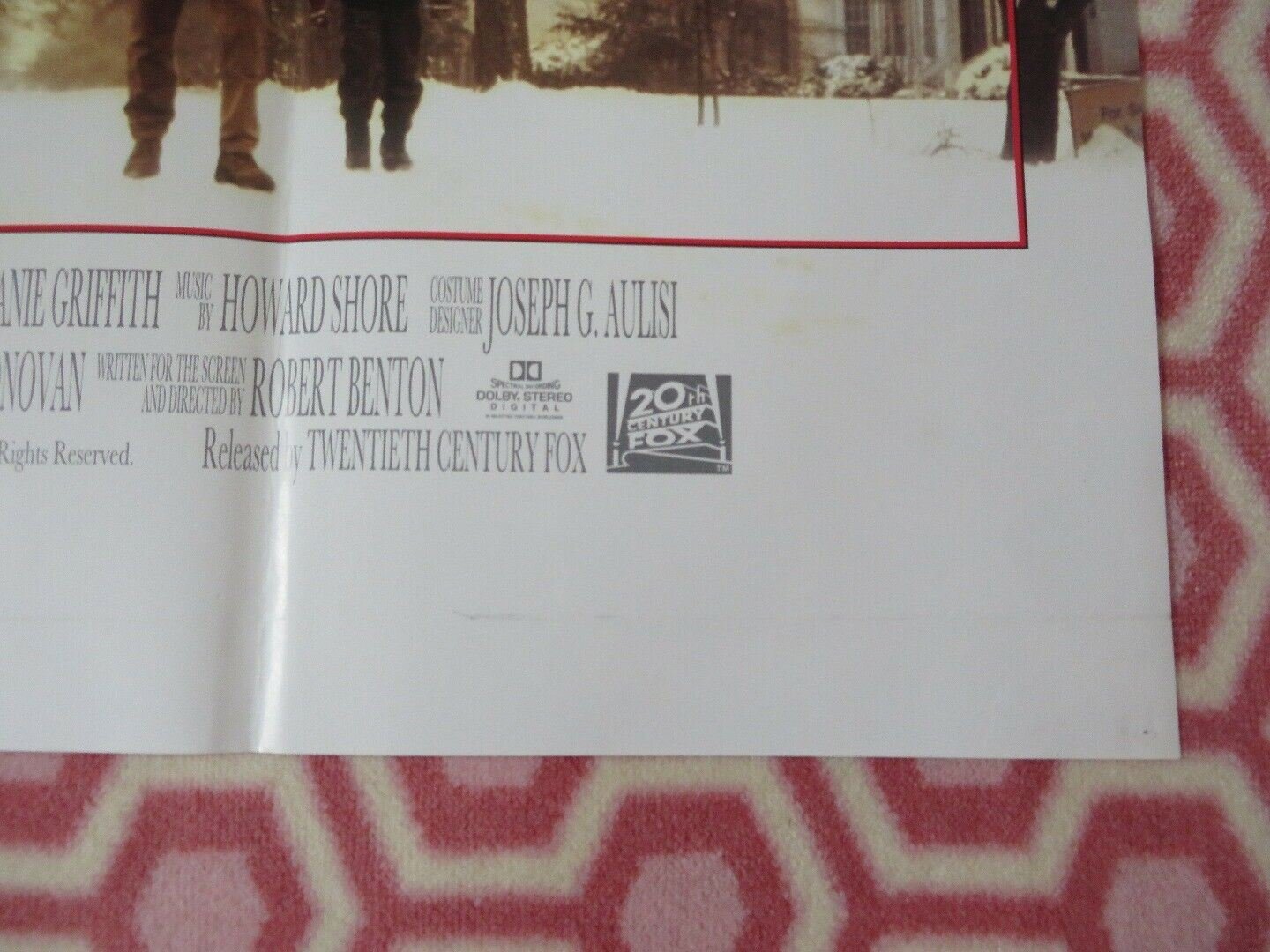 NOBODYS FOOL QUAD POSTER PAUL NEWMAN JESSICA TANDY BRUCE WILLIS 1995 Movie posters