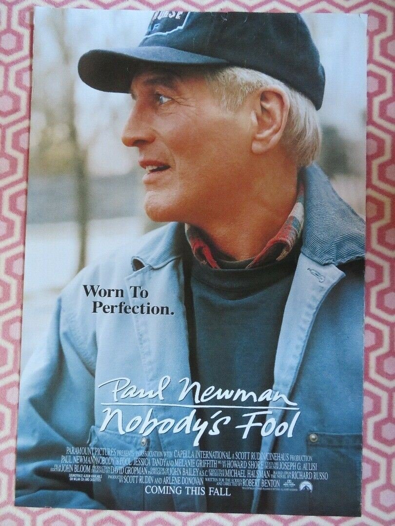 NOBODY'S FOOL US ONE SHEET ROLLED POSTER PAUL NEWMAN 1994 Movie posters