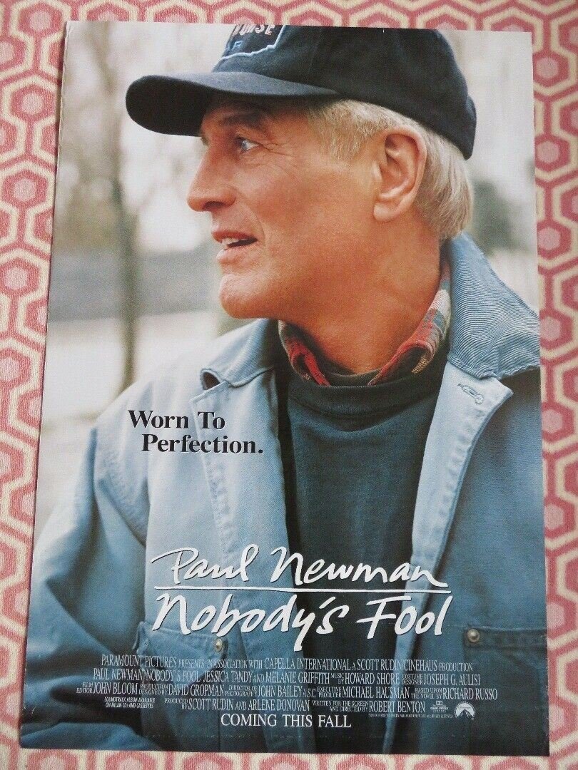 NOBODY'S FOOL US ONE SHEET ROLLED POSTER PAUL NEWMAN BRUCE WILLIS 1994 Movie posters
