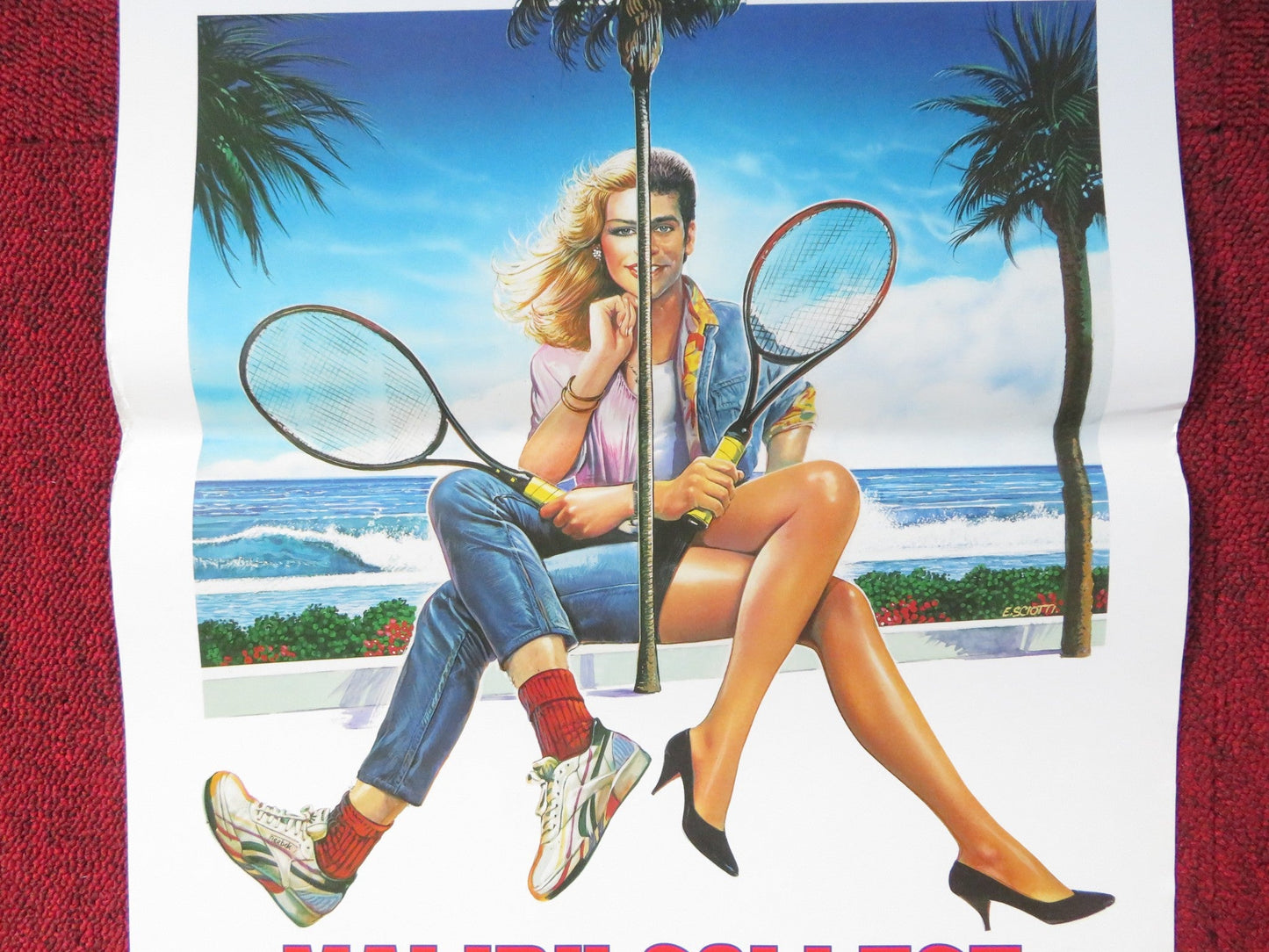 NOBODY'S PERFECT ITALIAN LOCANDINA POSTER CHAD LOWE GAIL O'GRADY 1989 Rendezvous Cinema Movie posters