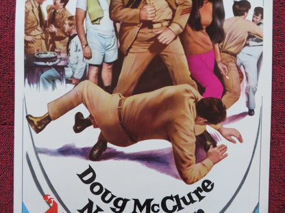 NOBODY'S PERFECT US INSERT (14"x 36") POSTER DOUG MCCLURE NANCY KWAN 1968 Rendezvous Cinema Movie posters