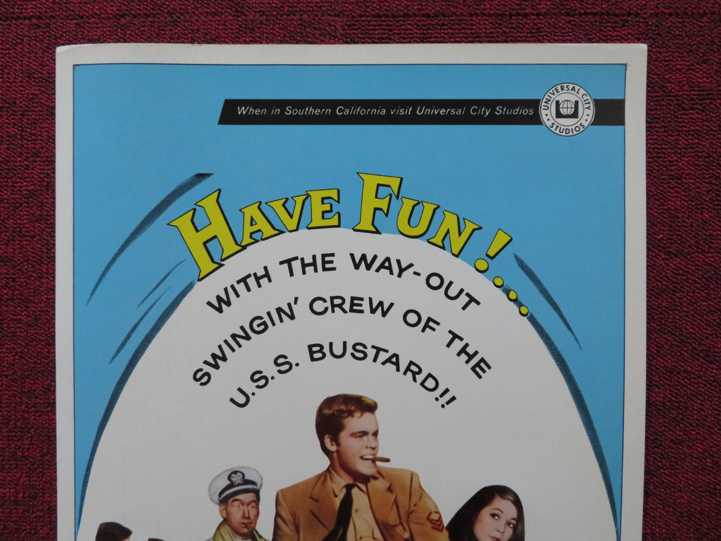 NOBODY'S PERFECT US INSERT (14"x 36") POSTER DOUG MCCLURE NANCY KWAN 1968 Rendezvous Cinema Movie posters