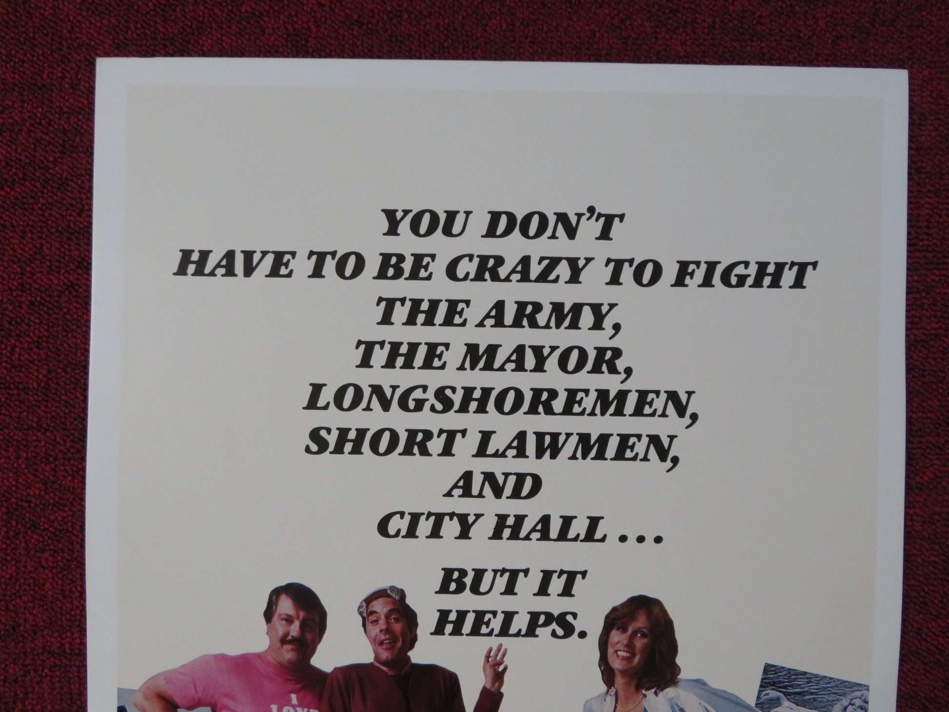 NOBODY'S PERFEKT US INSERT (14"x 36") POSTER GABE KAPLAN ALEX KARRAS 1981 Rendezvous Cinema Movie posters